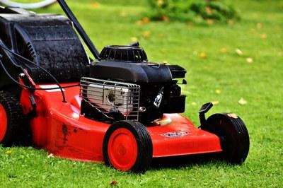 Red Push Lawn Mower