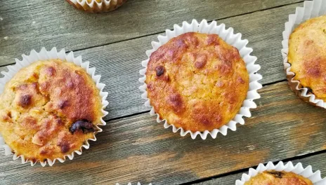 Applesauce Lentil Muffins